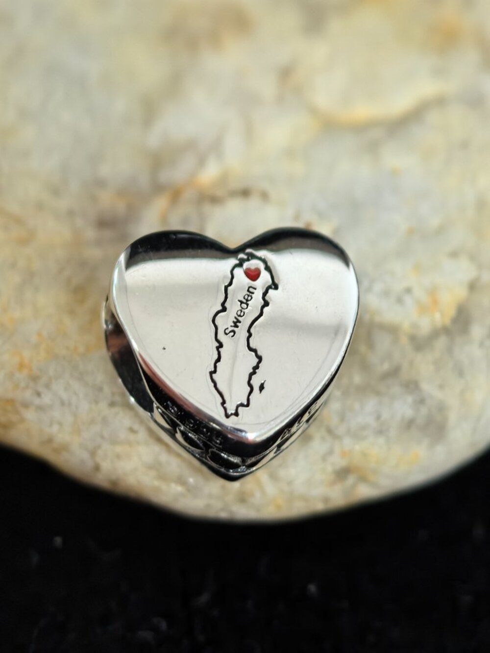Pandora Sweden Exclusive Travel Heart Charm Pendant, S925 Silver (Women's)
